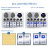Metal 4/6 Gang with Car Boat Overload Protector Switch Panel  Marine Led Rocker Switch Panel Digital Display Toggle Switches