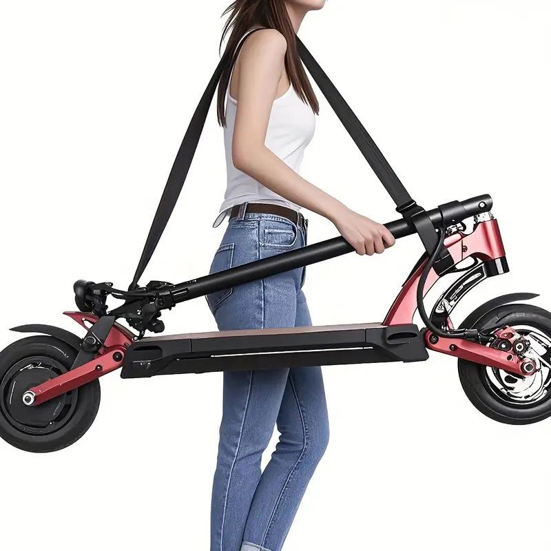 Verstellbarer Tragegurt für Kinderfahrräder mit Schulterpolster Roller Schultergurt Balance Räder Handtrage Schultergurt