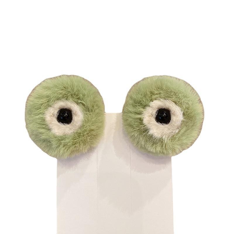 2Pcs/set Plush Animal Ears Hair Claw Clip for Kids Soft Cute Kawaii Cartoon Fuzzy Snap Clip for Children Girls Accessories Gift