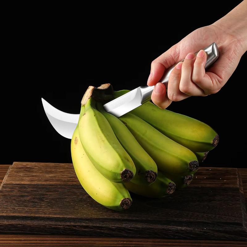 Stainless Steel Pineapple Sugar Cane Peeler 1/2Pcs Durable Kitchen Paring Knife for Daily Fruit Skin Removing Use