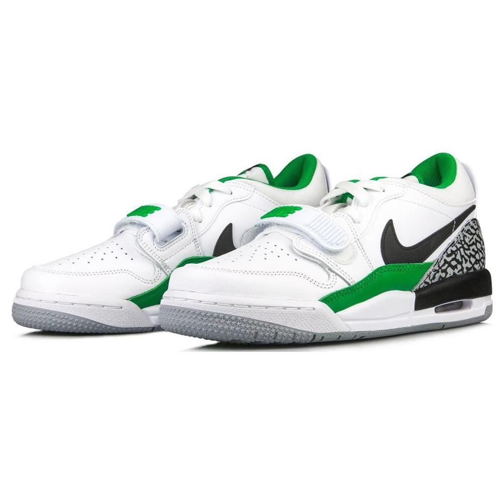 Air Jordan Legacy 312 Low GS White Black Lucky Green FN3407-101