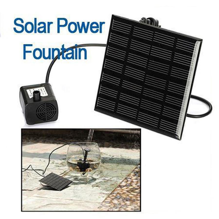 Solar Fountain Water Pump Panel Garden Pond Pool Submersible Watering Kit