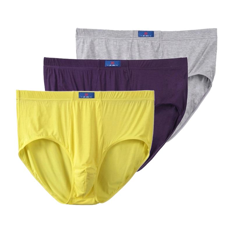 3 Pcs XL 2XL 3XL 4XL 5XL 6XL 7XL 8XL Men Big Size Underwear Comfortable Panties Men's Bottom Undies High-waisted Briefs