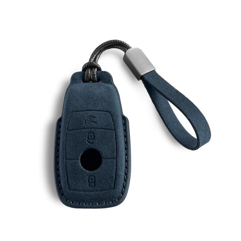 Mercedes Key Case: Compatible with 24 Models Including C260L, E300L, GLC, GLE, S-Class, GLA Car Key Shell Buckle