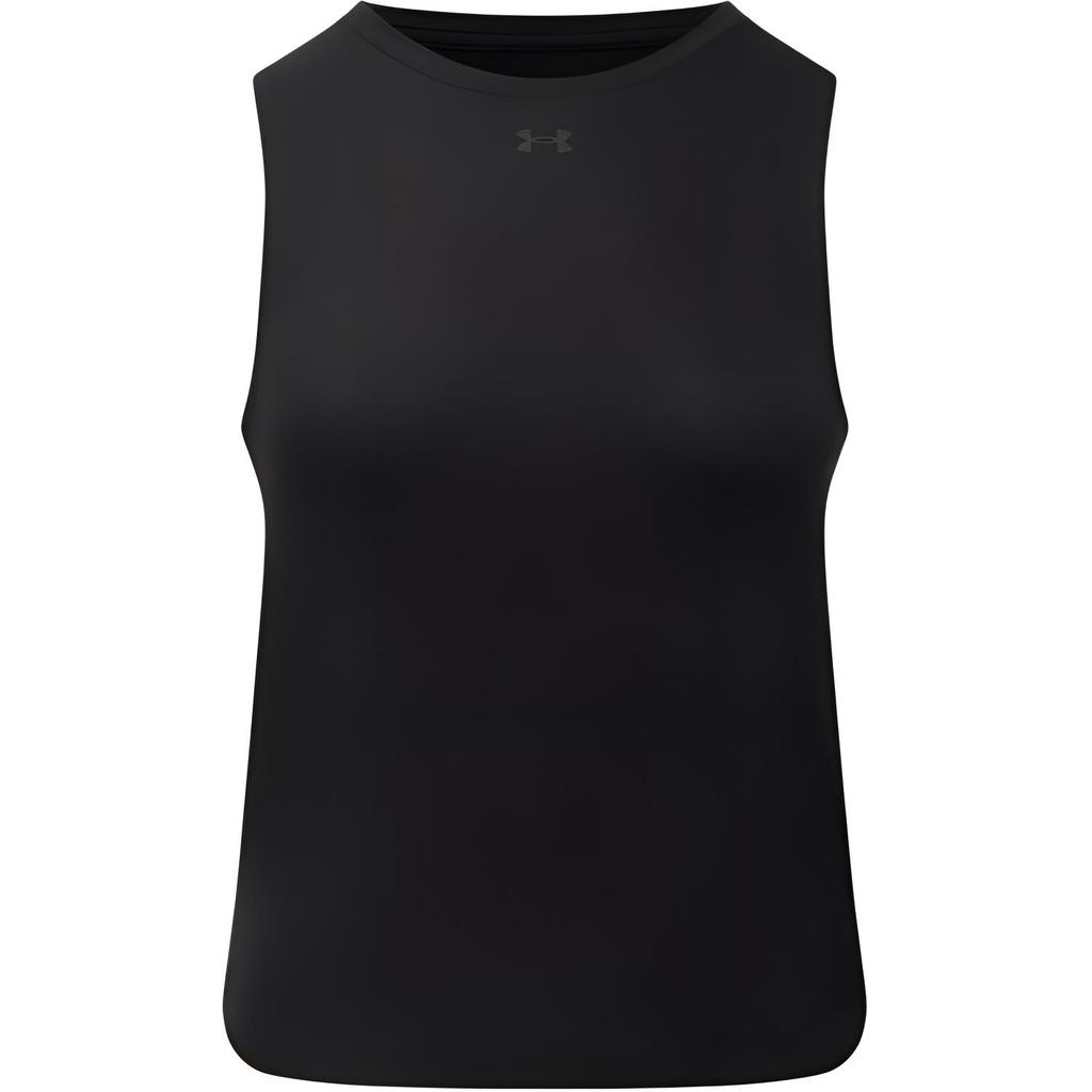 Under Armour Launch Elite Womens Running Cool Series UA Round Neck Fashion Breathable Sleeveless Sports Tank Top Women tops Black 1389563-001