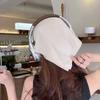 Korean Strap Headscarf Cap Pastoral Triangular Cap Women Summer Sun Protection Plaid Hip Hop Sun Visor