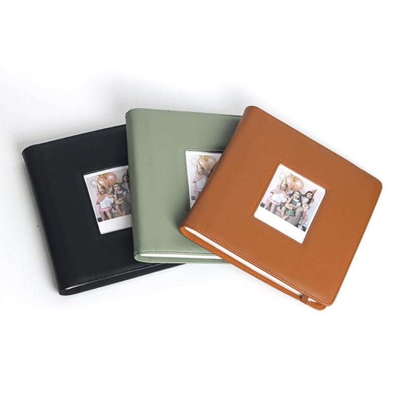 PU 288 Capacity Photo Storage Book Portable Size for Wide300 400 Instants Cameras Multipurpose For Memories Preservation