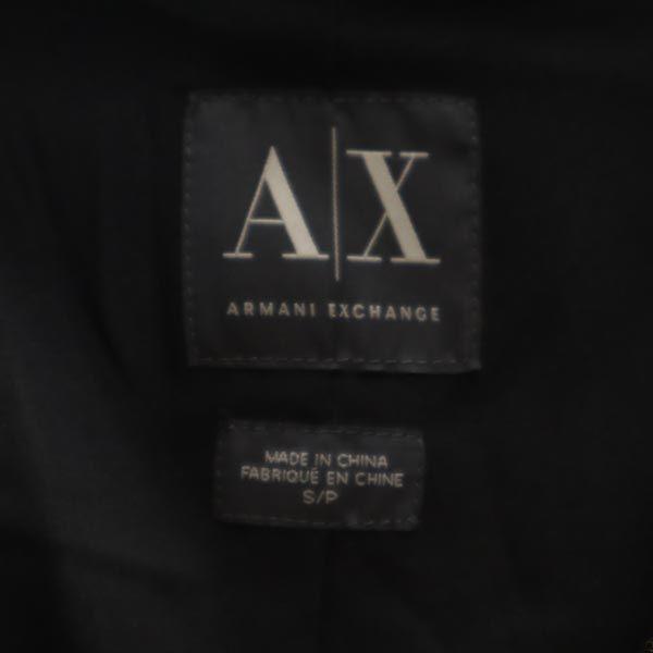 ARMANI EXCHANGE wool blend Imitation Leather Riders jacket S switching Women Used
