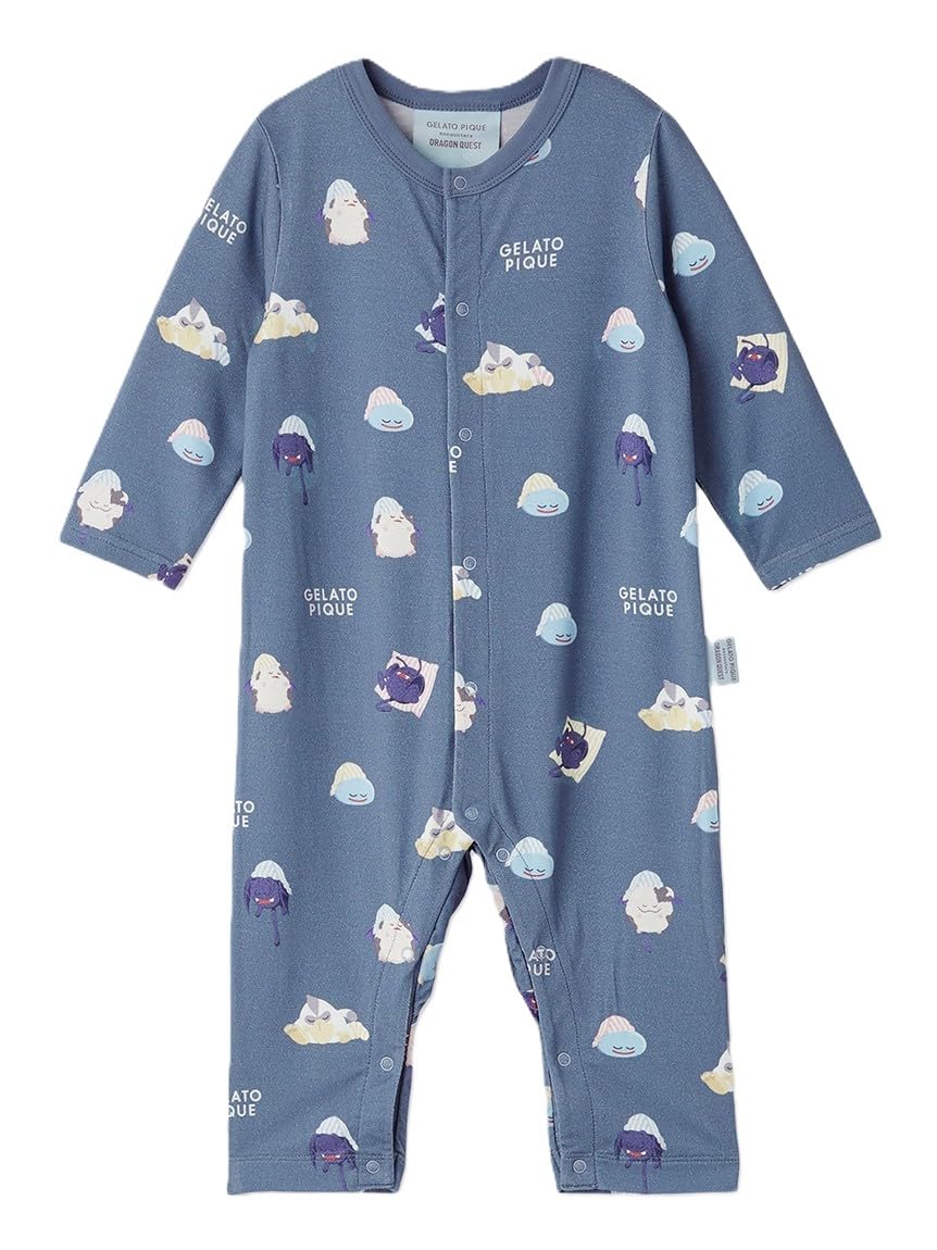 

Gelato Pique Dragon Quest Baby Assorted Monster Print Romper, PBCO255425, NVY 70