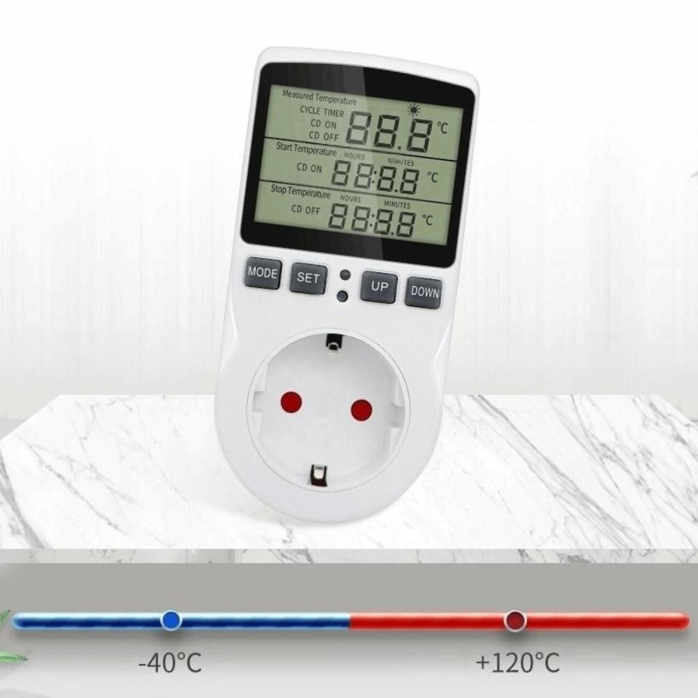 Digital Display Timer Socket Timer Switch Temperature Controller  Heating Control