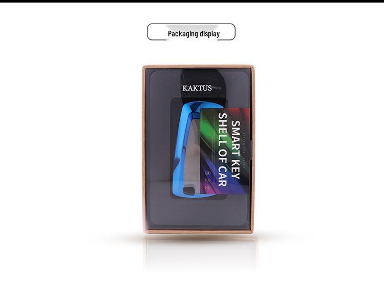 KAKTUS Car Key Case for BMW 1, 3, 5, 6, 7 Series & X3, X4, GT