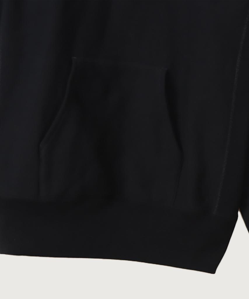 Reverse Weave Blu-Tack Regular Fit Fleece-Lined Hoodie Black