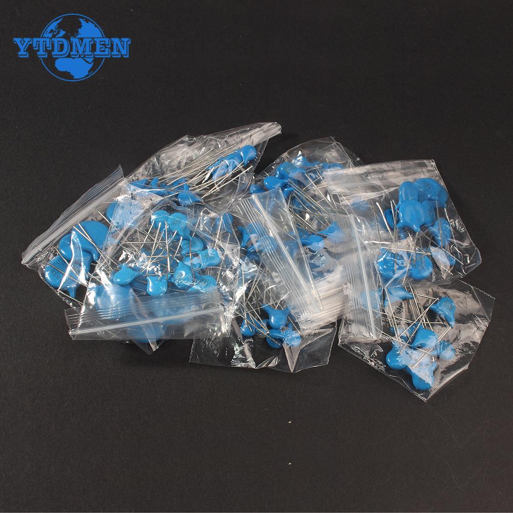 100PCS Safety Y Capacitor 250V 400V 102M 103M 471M 222M 472M 470PF 1NF 2.2NF 4.7NF 10NF Ceramic Capacitors Kit