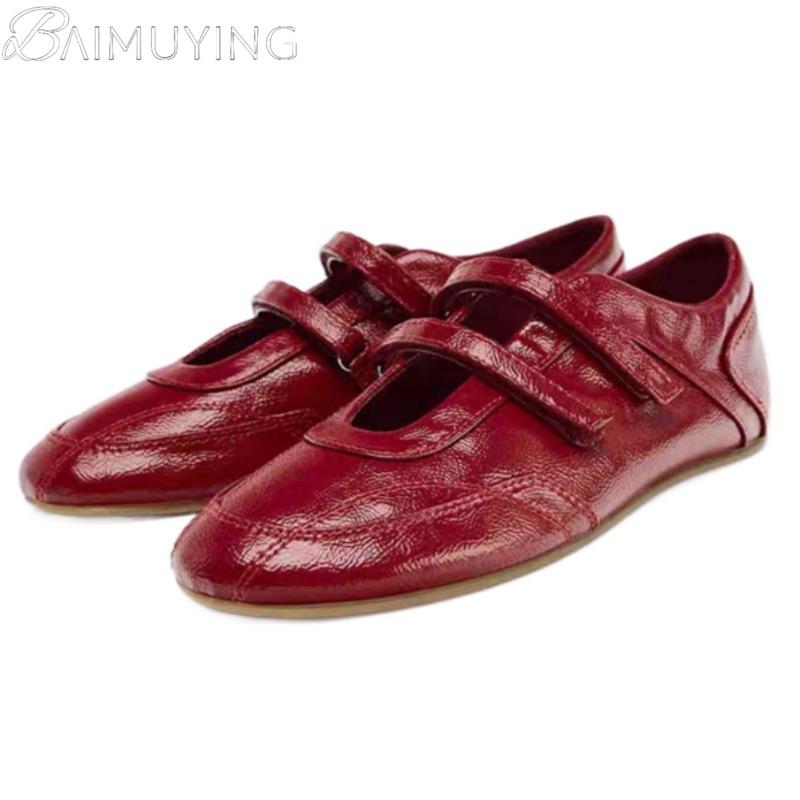 Fashion Women Flats Ballet Marie Janes Shoes Casual Sneakers Sandals Summer 2025 Trend Shallow Dress Loafers Soft Sole Zapatos Mujer