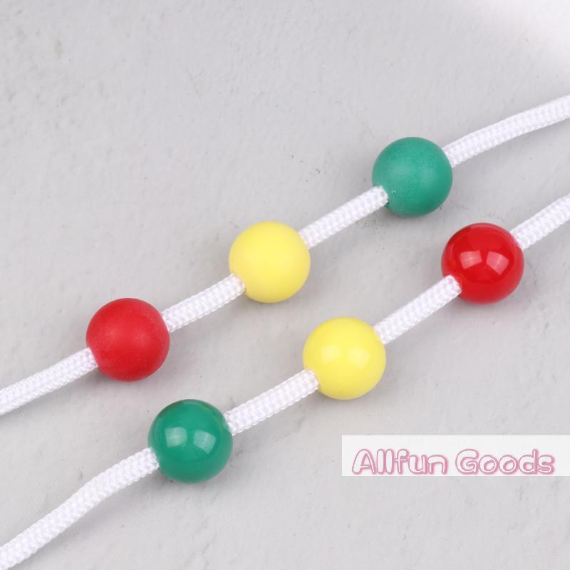 [TG835]Sports Eye Sight Train Three Beads Brock String Vision Convergence Insufficiency Training Tool Target Pointing Practice