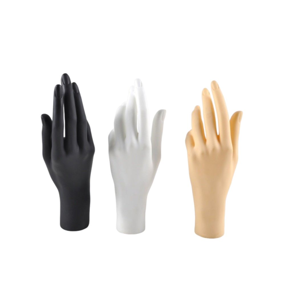 Versatile Hand Model Miniatures Ring Stand Art Supply Jewelry Display Stand Photo Ring