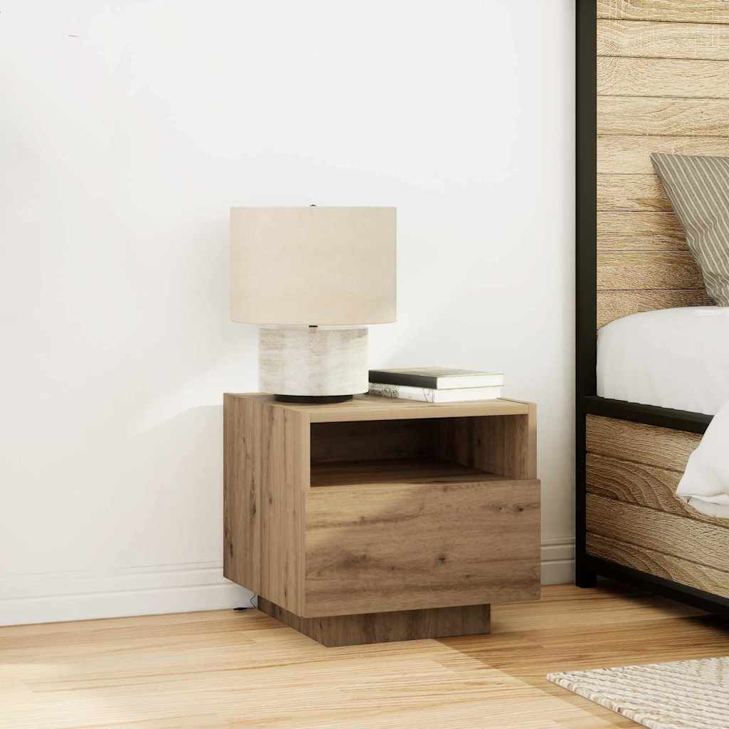 Nightstand Artisan Oak 40 x 39 x 37 cm Particleboard