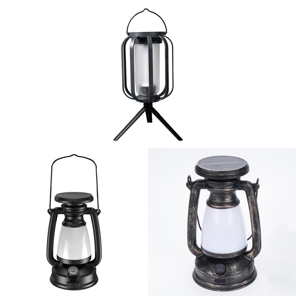 Solar Flame Lanterns Outdoor Decor Led Rope Light For Camping And Garden