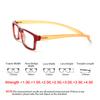 Turezing Rectangular Reading Glasses For Women Soft Temples Hanging Neck Design Comfortable Hd Clear Lens Prescription Eyewear