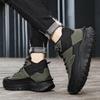 Fashion Men's Shoes New Autumn High Top Boots British Style Retro Workwear Boots Outdoor Sports Waterproof Hiking Boots Plus Size 39-48