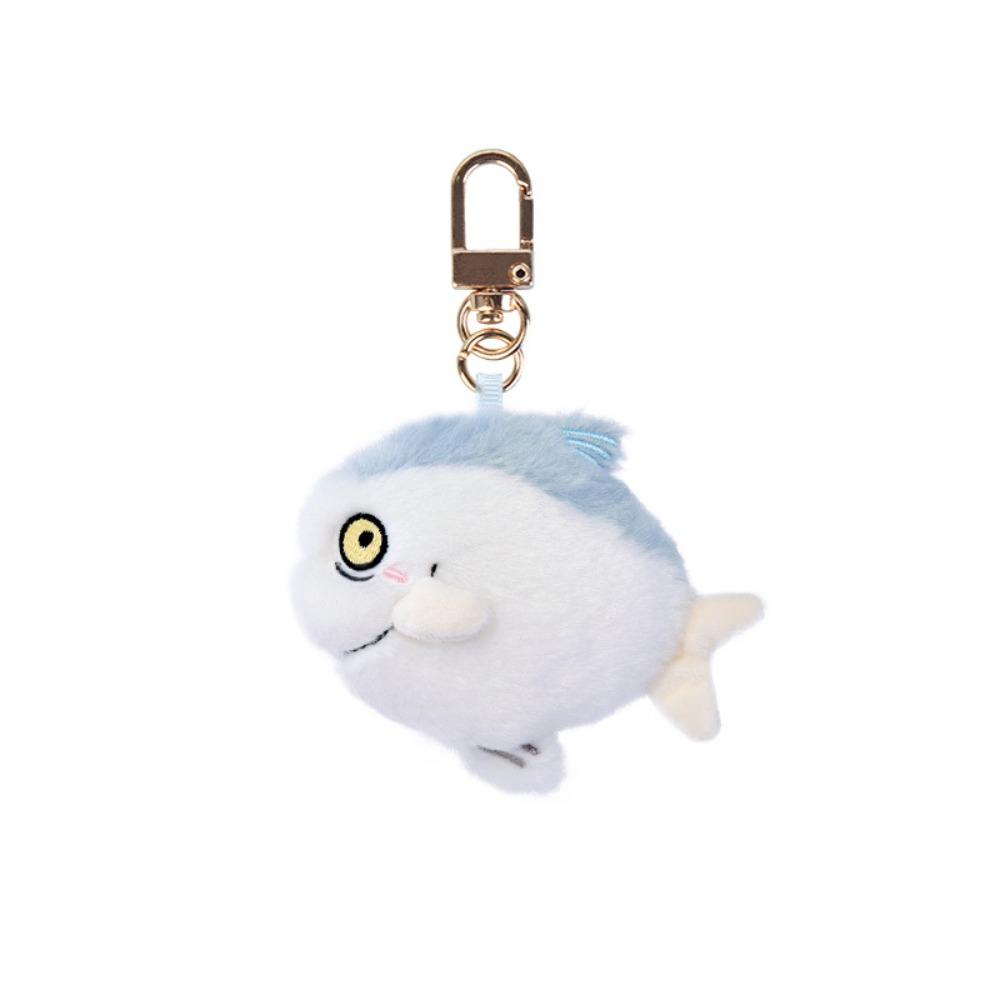 

Kawaii Ocean Animal Keychain Soft Cartoon Plush Pendant Fluffy Octopus Keyring Home Decor Style9