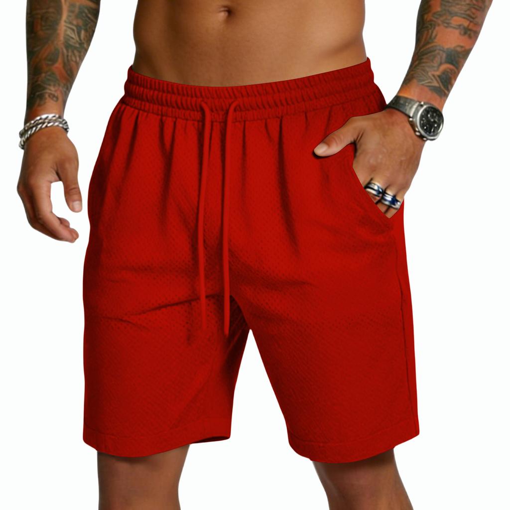 Men's Casual -Weave Drawstring Shorts