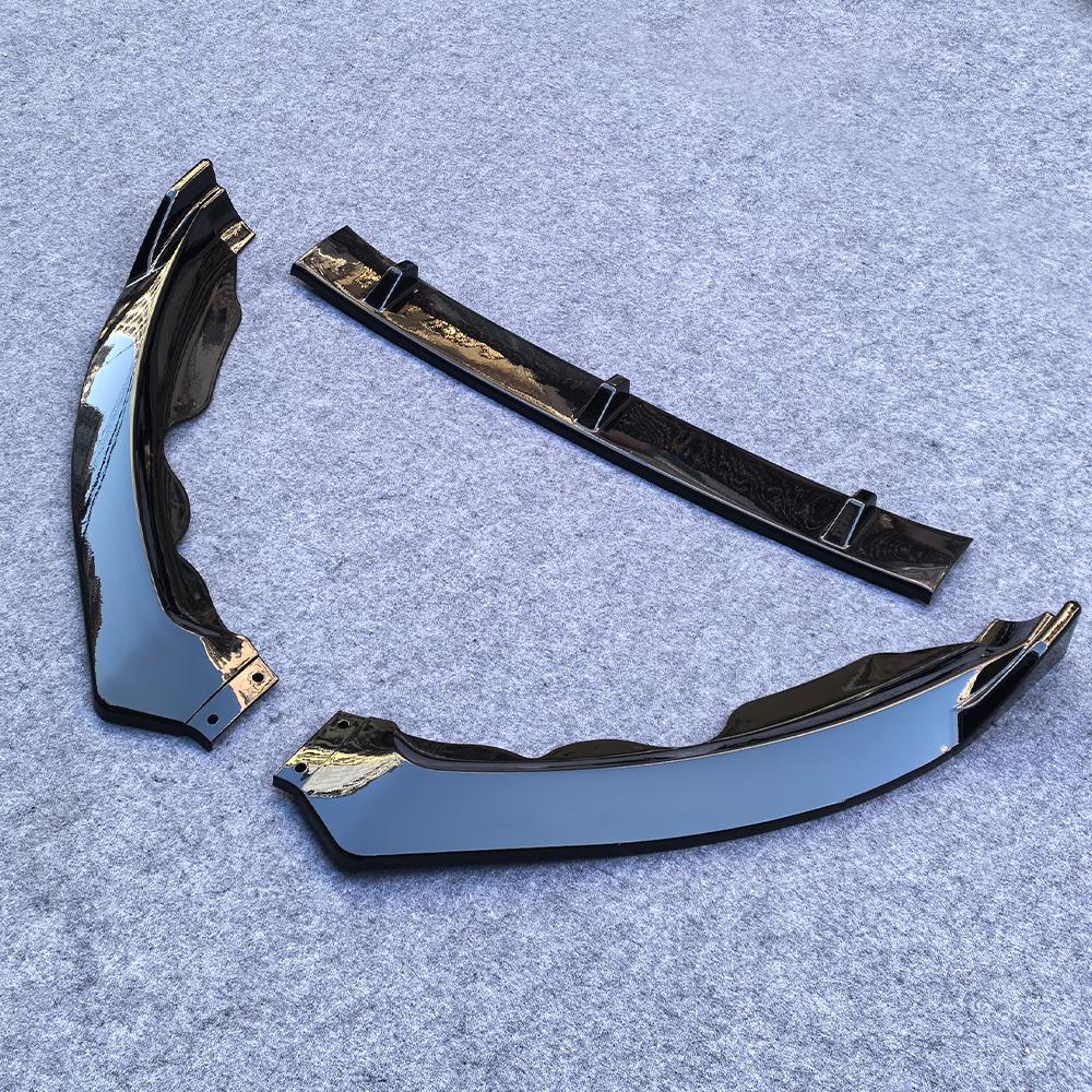 HTTYYX Lesklý černý přední nárazník auta Splitter Lip Diffuser Body Kit Spoiler Guard Pro Ford Mondeo Fusion 2013 2014 2015 2016
