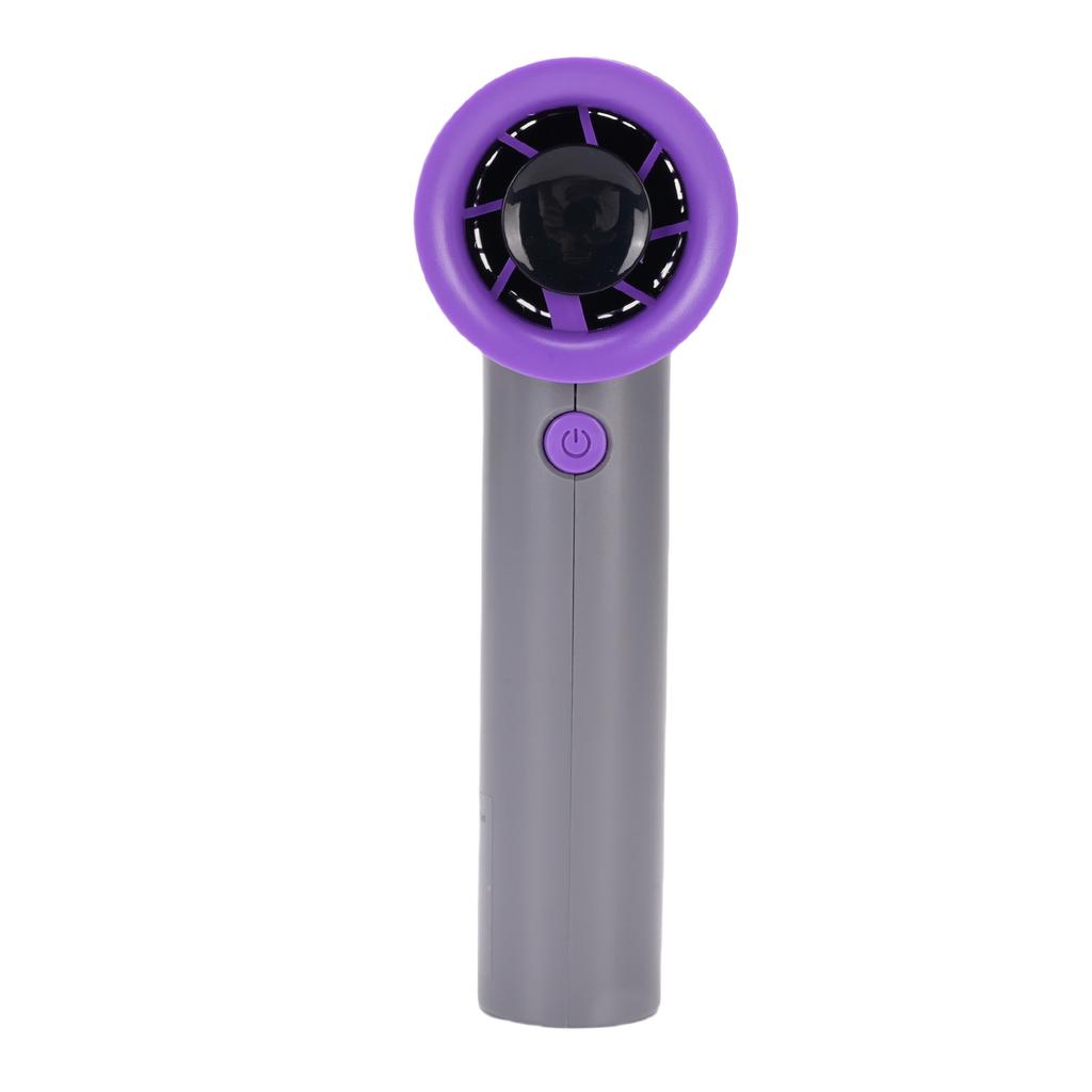 Portable Handheld Fan High Speed Stepless Digital Display USB Rechargeable Quiet Small Fan for Travel Camping