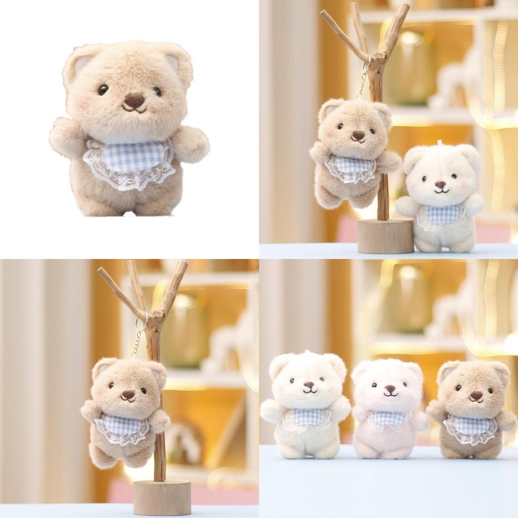 Cute And Cozy Plush Bear Keychain Adorable Stuffed Animal Doll For Gifts And Play