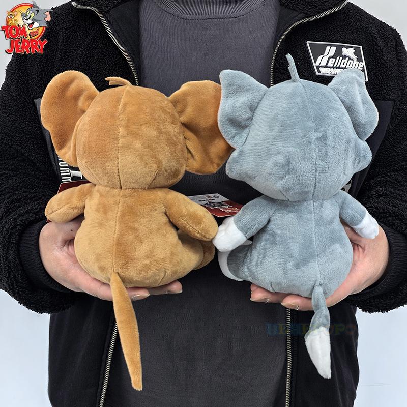 New Classic 19cm Tom and Jerry Plushies - Ideal Gift for Movie Fans and Kids Movie Series Stuffed Animal Collectors