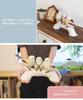 Long-tailed Tit (Shimaenaga) Bird Garden Ornament, Figurine, Decorative Item, Interior Decoration, Set of 3