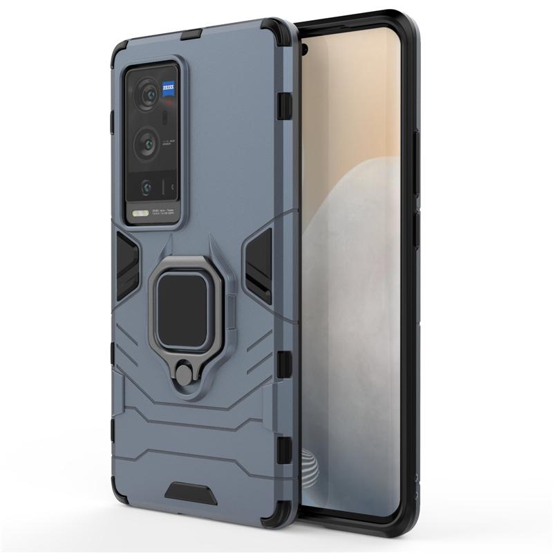 For Vivo X60 Pro Plus 5G Case Armor Magnetic Suction Stand Full Edge Cover For Vivo X60 Pro Plus Case For Vivo X60 X70 Pro+ 5G