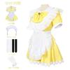 Formemory Maid Costume Cosplay Anime Magical Classic Short Maid Cute Lace Lolita and Plus Popular Costume for School Con and Photo 5 Colors 5-Piece