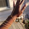 Crossover Fingerless Glove Bracelet with Multi-layer Chain and Ring