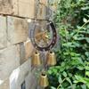 Decorative Door Chime Hanging Wind Chime Horseshoe Frame Owl Pendant Butterfly Pendant  Home Decor