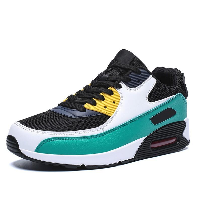 Spring New Outdoor Sports Casual Shoes Running Shoes Low-top Leather Air Cushion Casual Sports Running Shoes