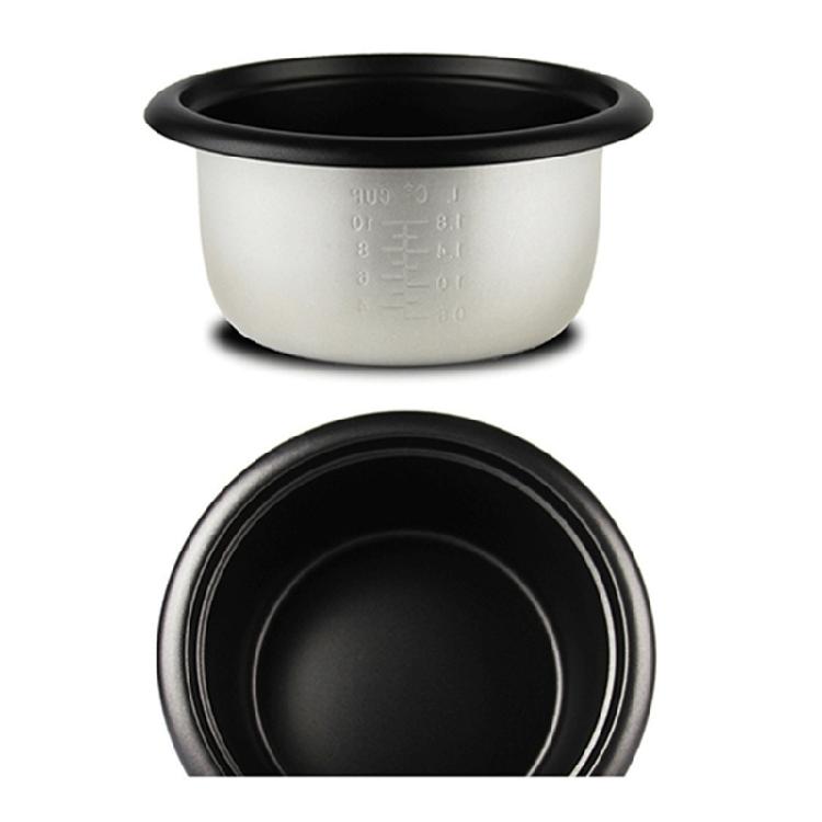 Olla Interior para Arrocera de Aluminio Reemplazo de Revestimiento para Arrocera Eléctrica Olla de Cocción Antiadherente Olla para Hornear Fácil de Limpiar