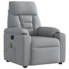 VidaXL Reclining Massage Chair Light Grey Fabric, Massage Chair, Armchair, Sofa Armchair, Office Chair 4015552