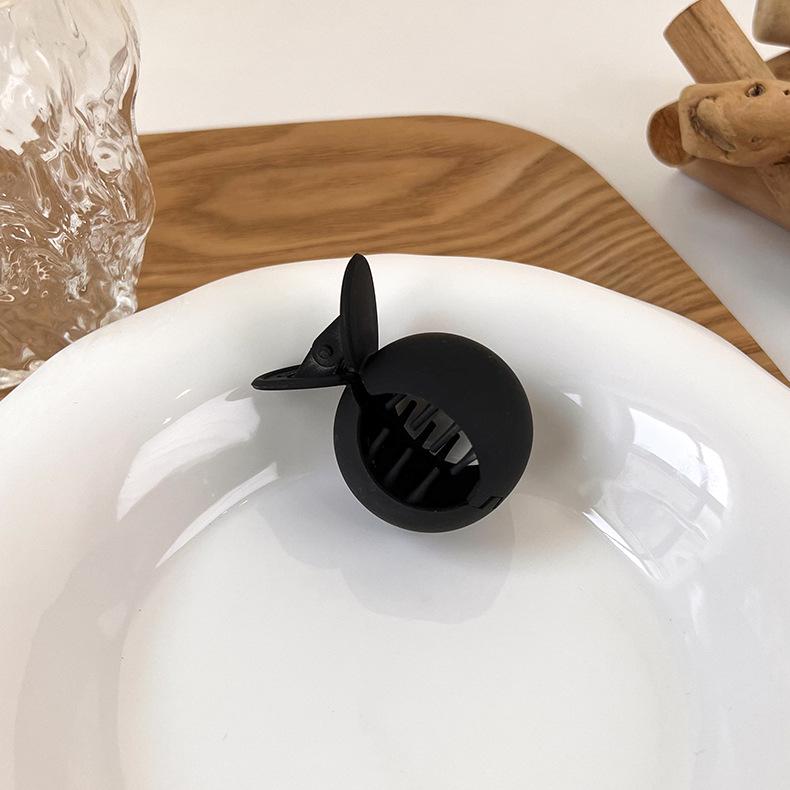 

Зажим-краб для высокого хвоста против провисания для женщин - Надежная фиксация, головной убор чёрный