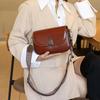2025 Autumn New Genuine Leather Crossbody Small Square Bag for Women Casual Versatile Cowhide Single Shoulder Fashion Phone Bag