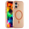 For iPhone 17 Case Compatible with MagSafe TPU+PC Slim Matte Translucent Phone Cover