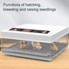 10/15/30 Multifunctional Dual Electric Supply Egg Hatcher Eggs New Incubator Fully Automatic Water Replenishment Thermoregulator Hatcher Machine