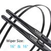 Car Wiper Blades For Jeep Wrangler TJ 1997~2006 2005 2004 2003 2002 2001 Window Windshield Front Wiper Cleaning Car Accessories