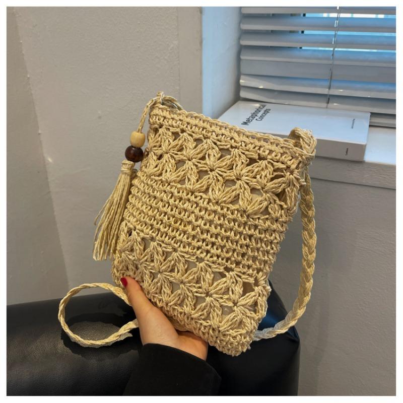 

Straw bag women s new casual niche design trend simple shoulder small square bag покинуть белый