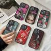 Hip Hop Rapper L-Lil P-Peep Leather Phone Case For IPhone 16 16e 15 14 13 12 11 Pro Max Plus Mini Cover