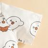 2026 Toddler Boy's Summer Bear Bodysuit & Overalls Set with Hat