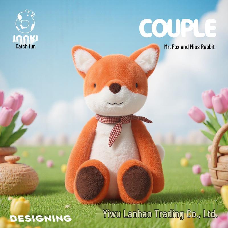 

Веселая плюшевая игрушка Лиса и Кролик - Милый подарок для девочек Standard Packaging