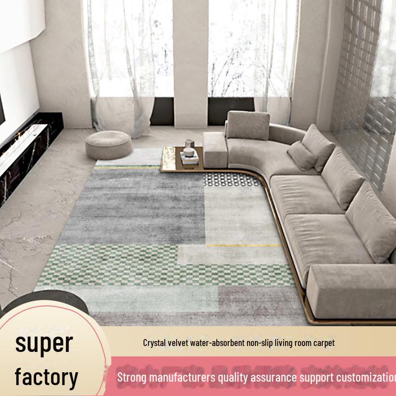 Simple Modern Carpet: Living Room, Bedroom, Sofa, and Bedside Floor Mat