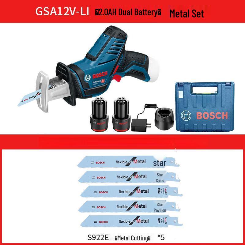 Bosch Cordless Reciprocating Saw CN plug (adapter included)