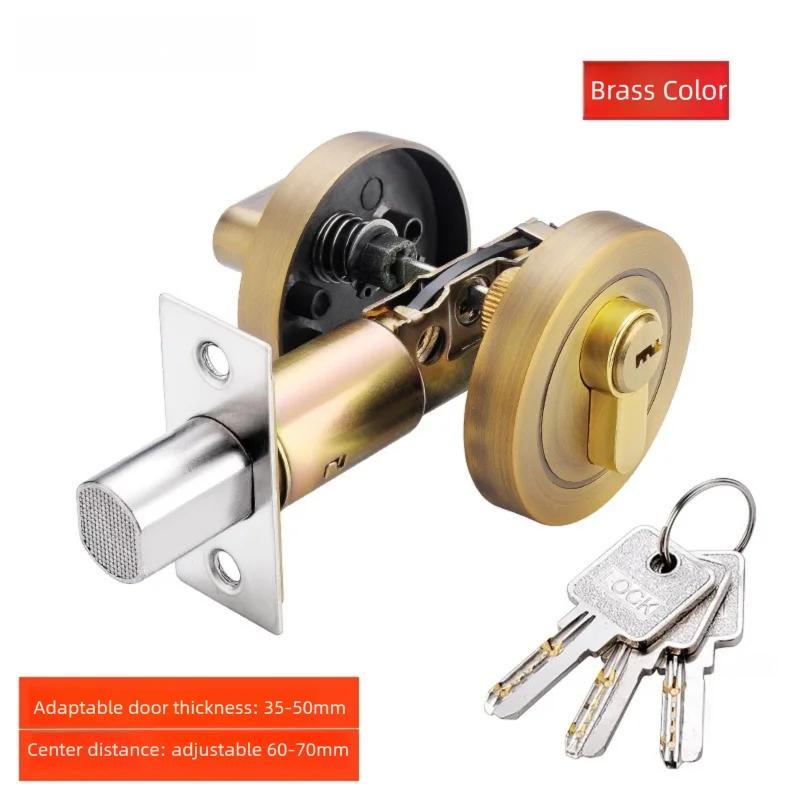 Concealed Wooden Door Locks Single Double-Sided Home Security Privacy Latches for Bedroom Hallway Auxiliary Hidden Door